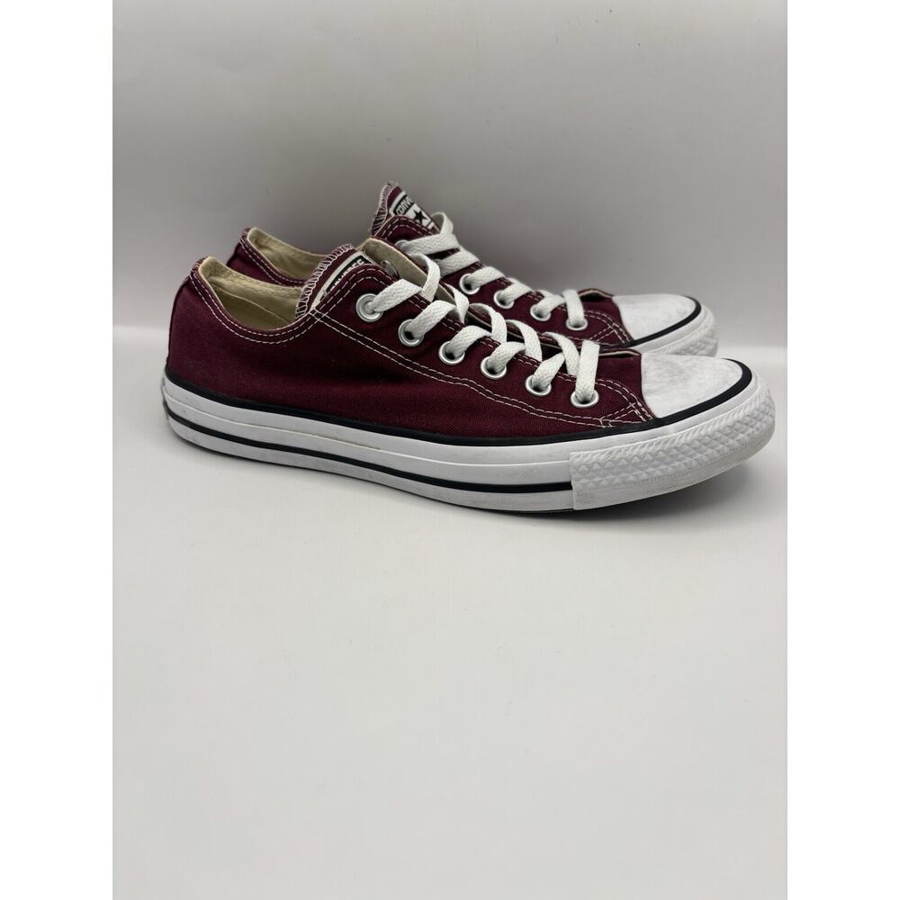 Converse Chuck Taylor All Star Ox Maroon Sneakers Men Size 7 Women Size 9